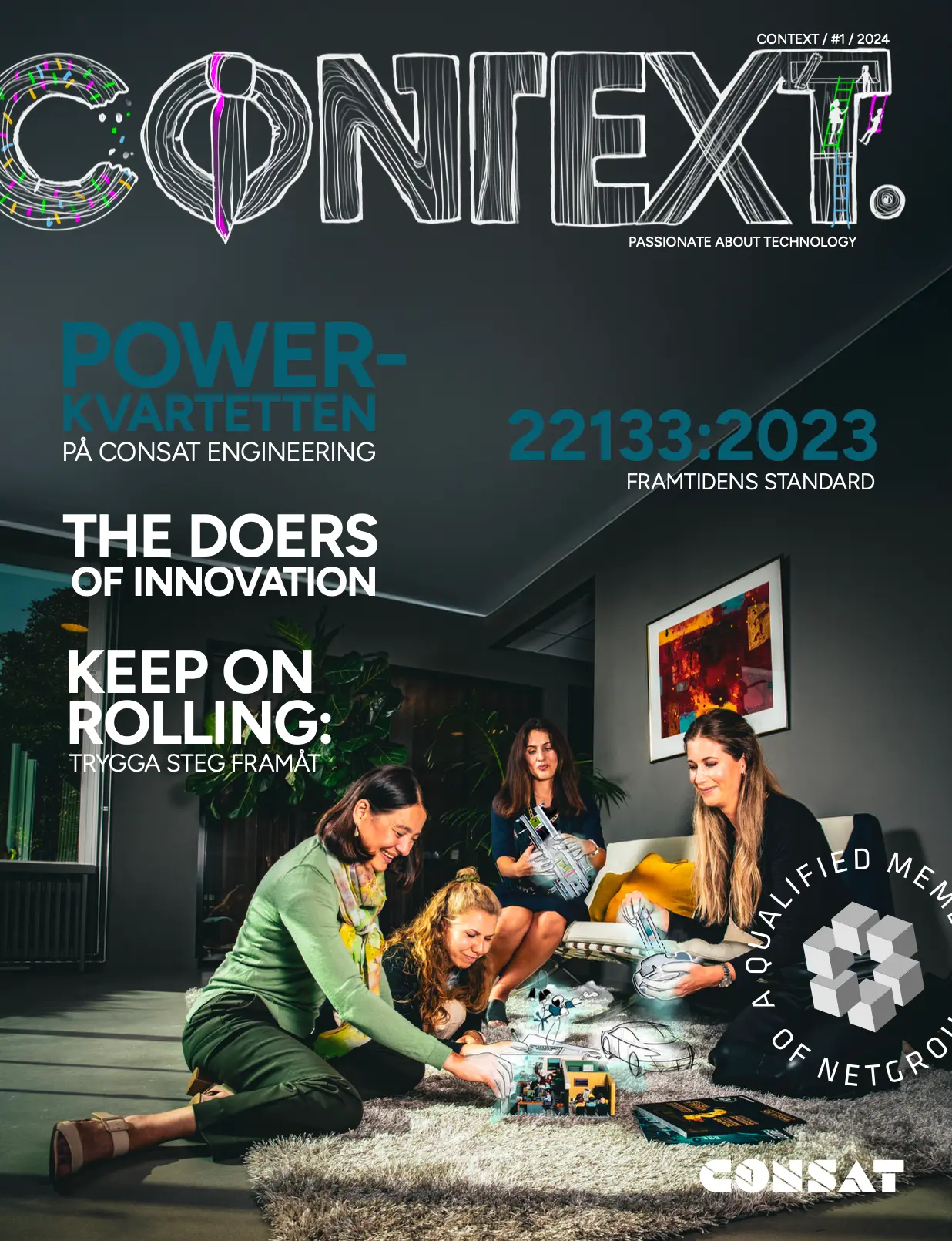 CONTEXT magazine cover illustration